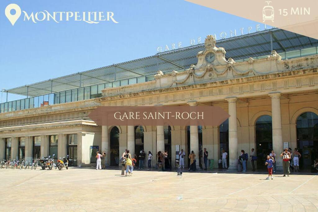 027-Maison, 2Chambres, Jardin, Parking, Central Montpellier Kültér fotó
